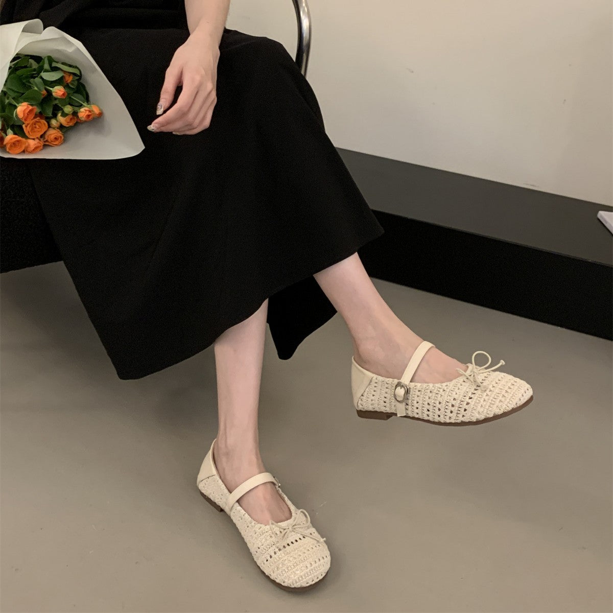 OrthoCare Mary Jane Shoes - Breathable Woven Design