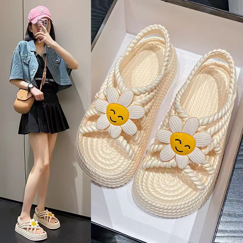 Kaiarose | Women’s Orthopedic Floral Woven Flat Sandals