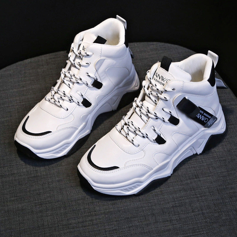 OrthoCare White High-Top Sneakers - Unique And Trendy Style
