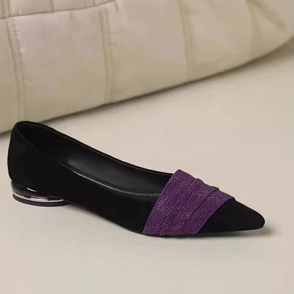 OrthoCare | Pointed Toe Colorblock Ballet Flats