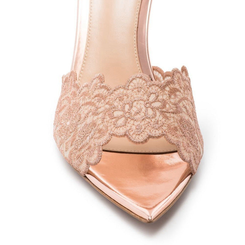OrthoCare Lace-Up Stiletto Heels - Unique Elegance