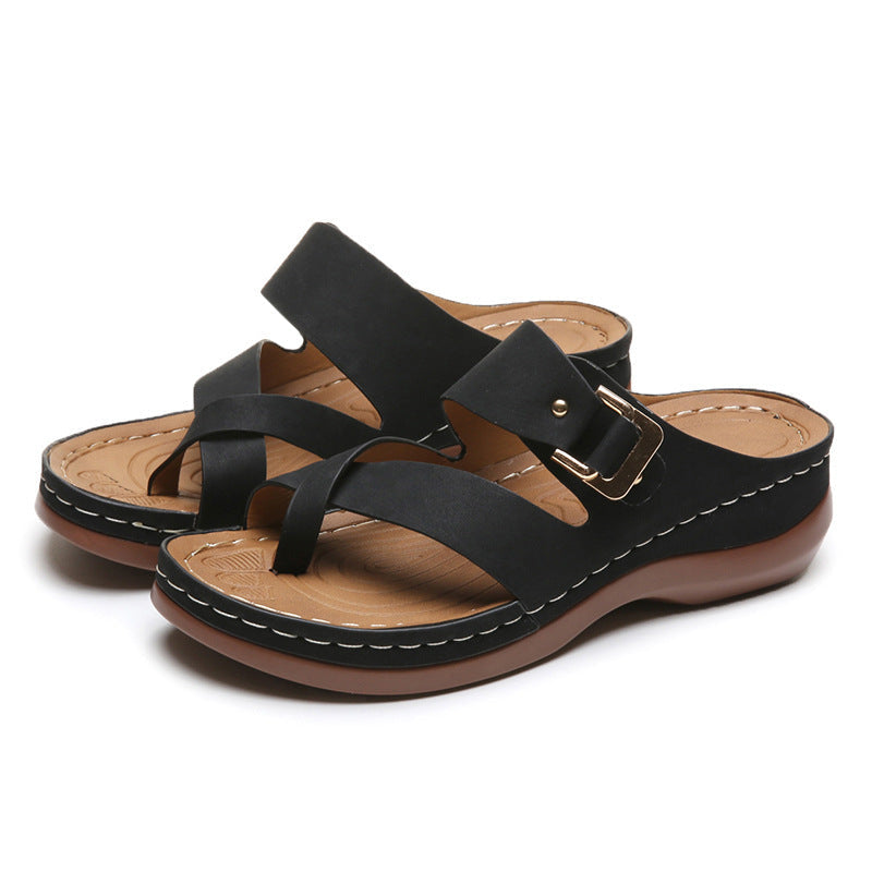 Anika | Orthopedic Adjustable Comfort Slide Sandals