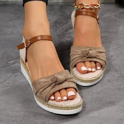 OrthoCare Chunky Sandals With A Bow - Unique Summer Fashion