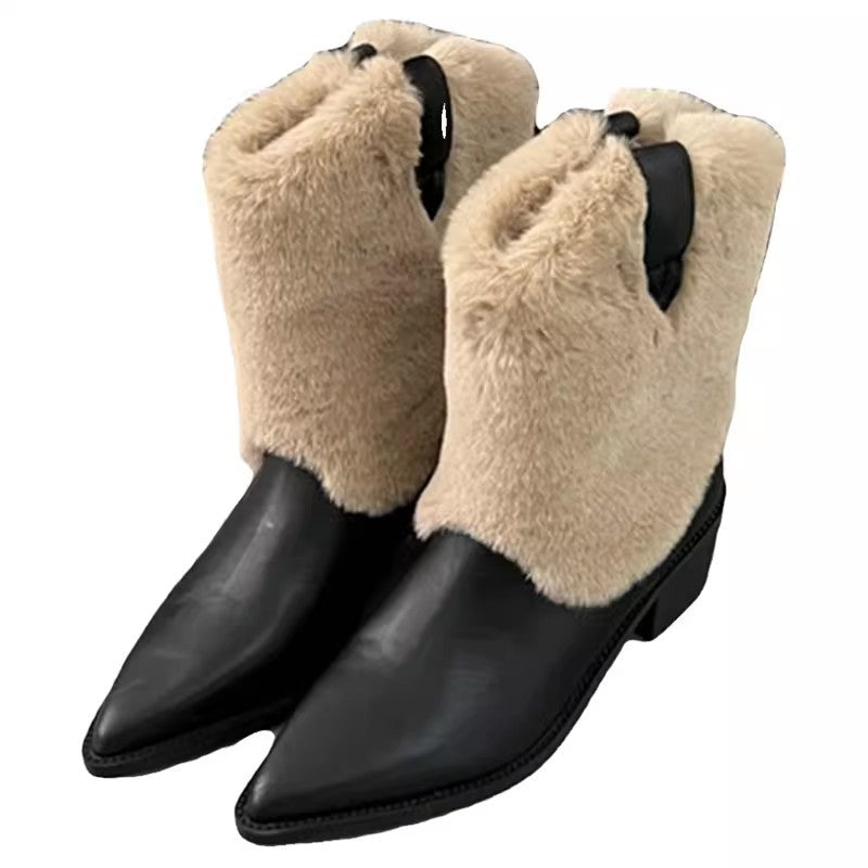 OrthoCare Velvet Thermal Booties - Pointed Toe