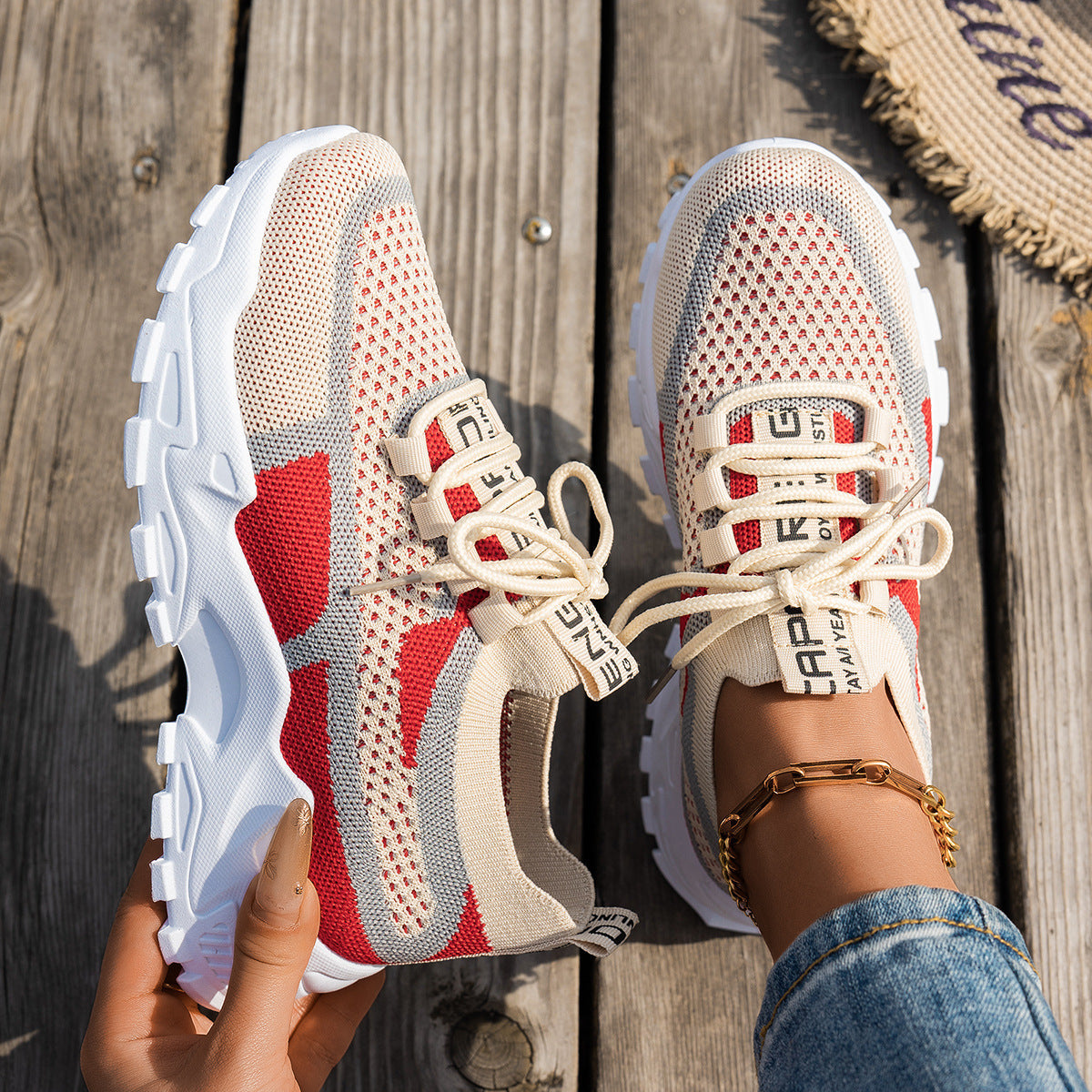 OrthoCare Flyknit Mesh Sneakers - Unique Comfort And Style
