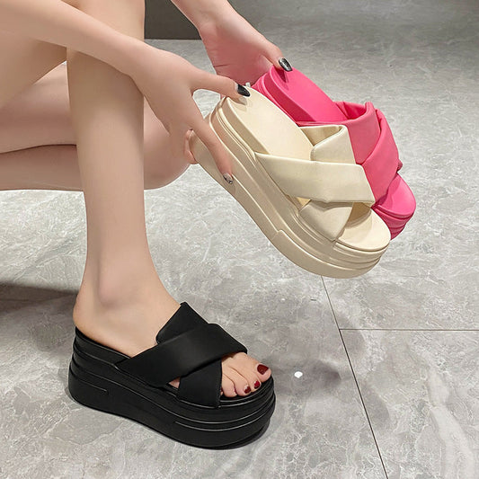 Vallora | Women’s Orthopedic Platform Comfort Slide Sandals