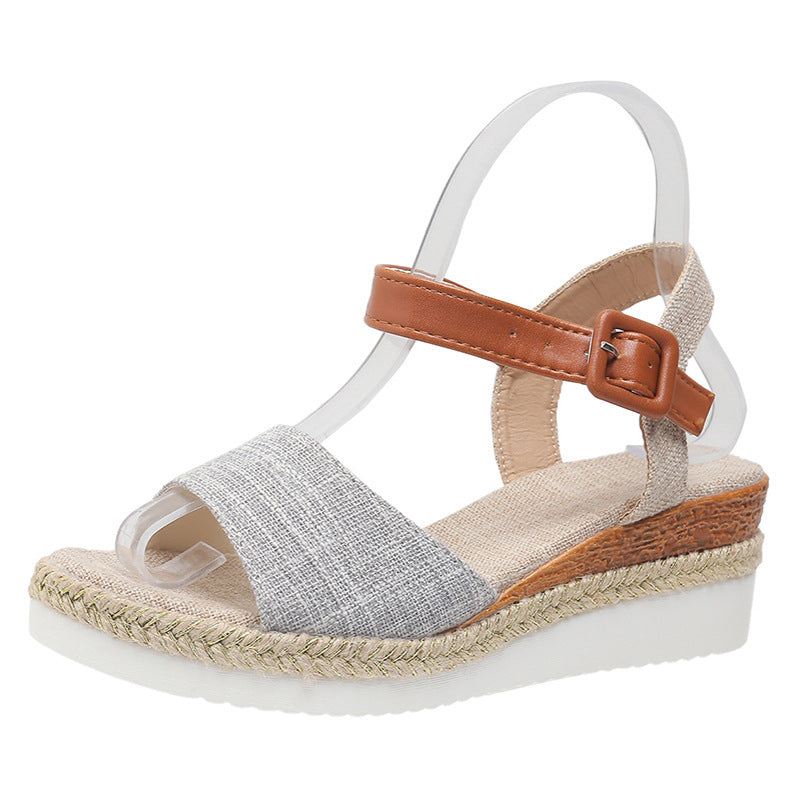 Daciana | Women’s Orthopedic Espadrille Strap Wedge Sandals