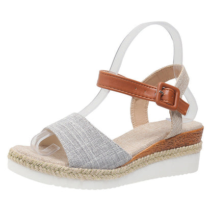 Daciana | Women’s Orthopedic Espadrille Strap Wedge Sandals