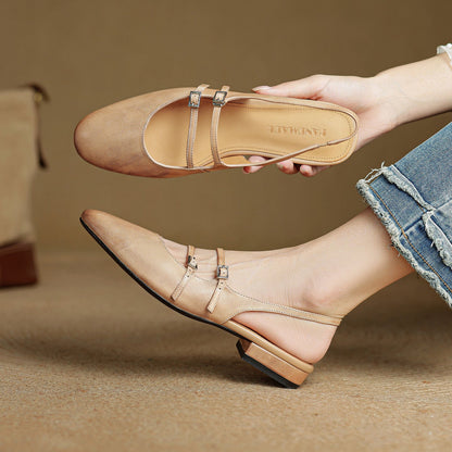 Hermione | Women’s Orthopedic Vintage Slingback Ballet Flats