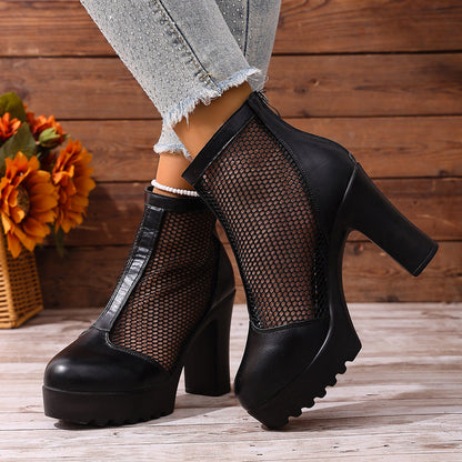 OrthoCare Chunky Knit Heel Boots - Unique Style