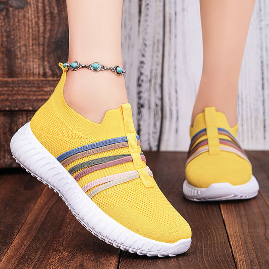Monet | Women’s Orthopedic Breathable Knit Slip-On Sneakers