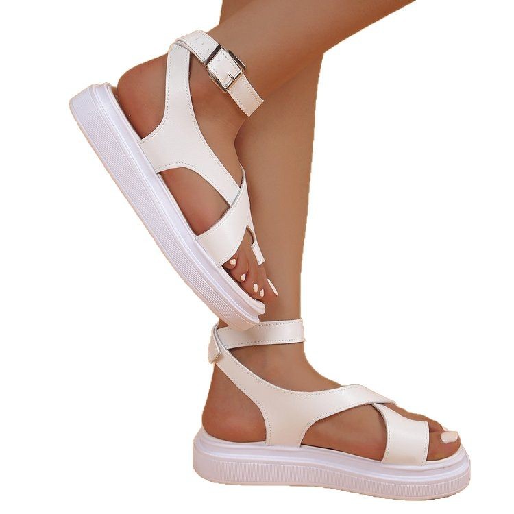 Marcelline | Women’s Orthopedic Cross Strap Platform Sandals