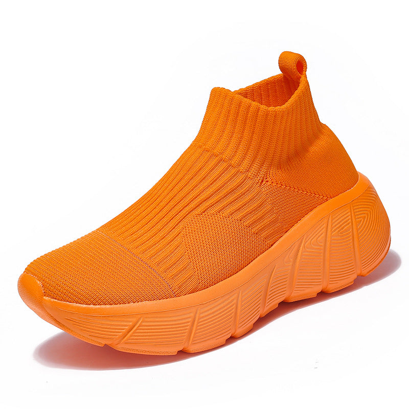 Orthopedic Slip-On Sneakers – Breathable Knit Casual Walking Shoes