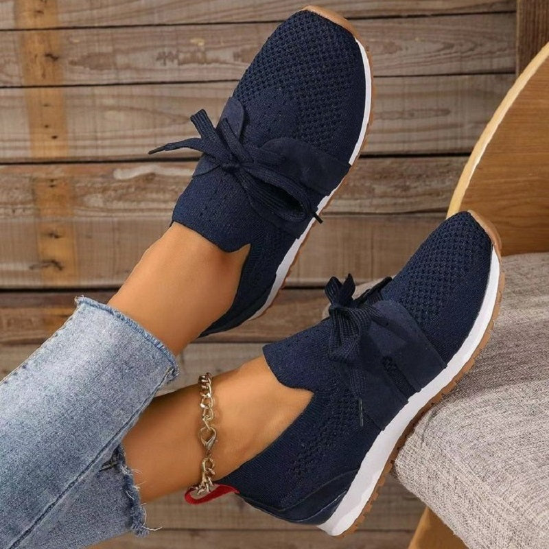 Clara | Orthopedic Knit Slip-On Sneakers – Lightweight Comfort Walkers