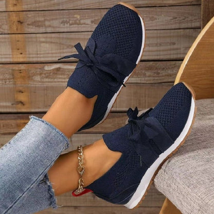 Clara | Orthopedic Knit Slip-On Sneakers – Lightweight Comfort Walkers