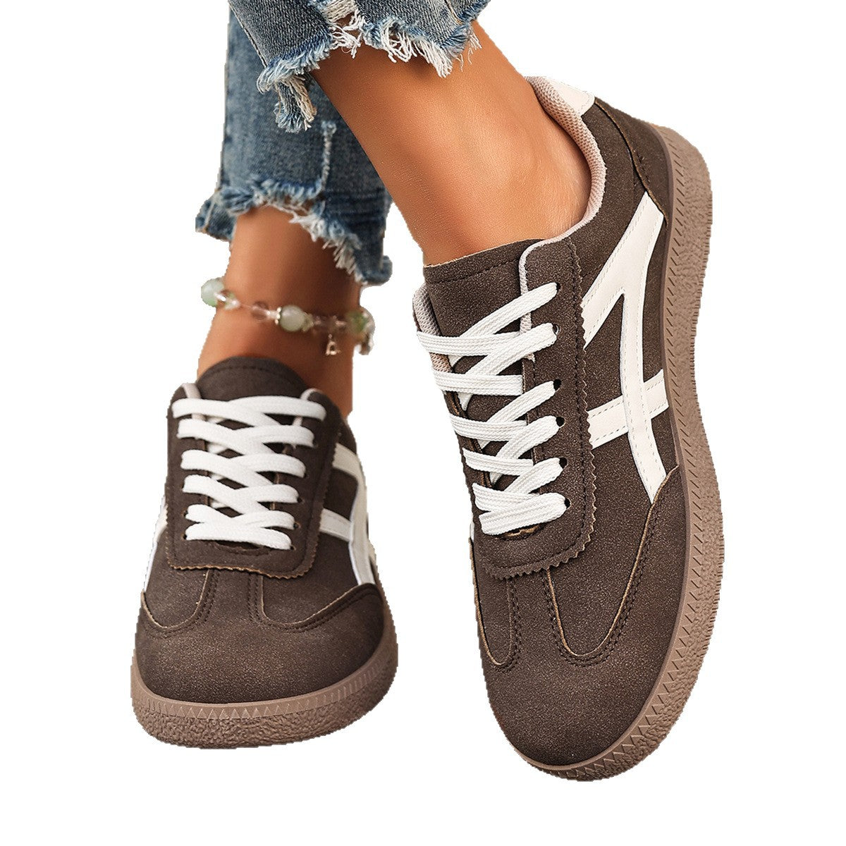 OrthoCare Versatile Low-Top Lace-Up Sneakers For A Unique Style