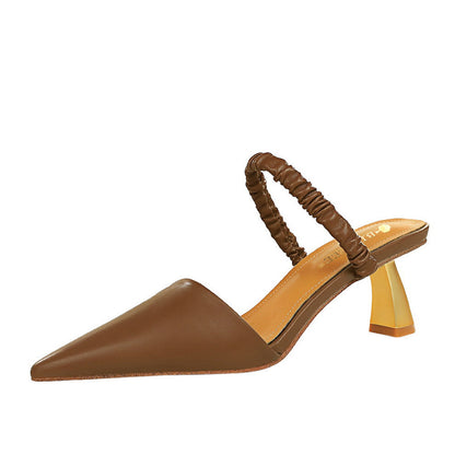 Adara | Women’s Orthopedic Pointed Toe Slingback Kitten Heel Pumps