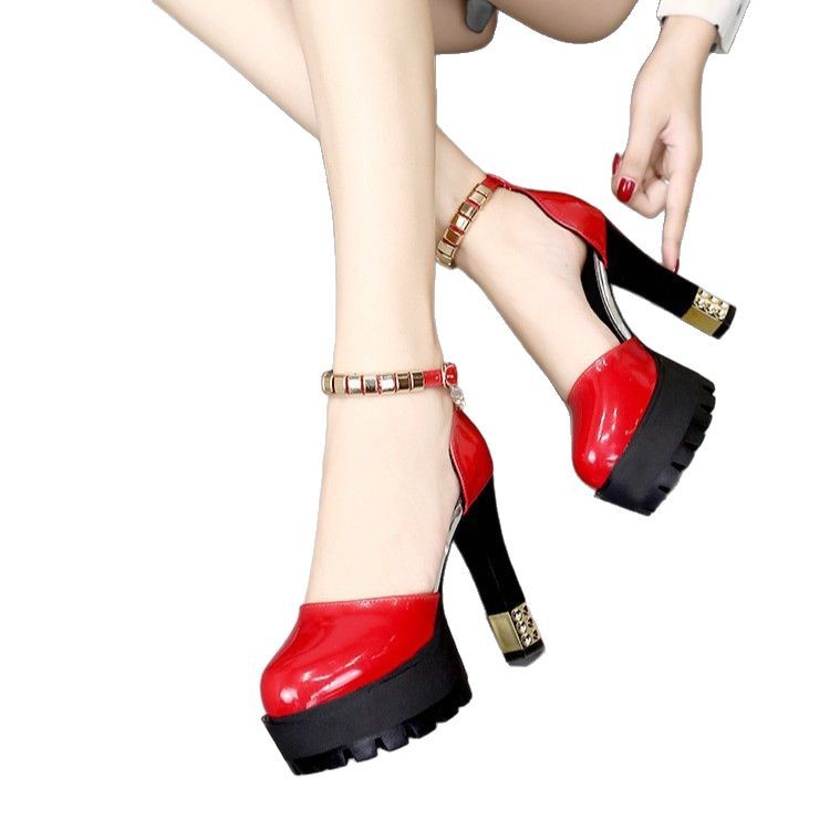 Phaedra | Women’s Orthopedic Patent Platform Mary Jane Heels