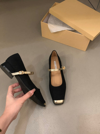 OrthoCare Mary Jane Shoes - Classic Chunky Heel