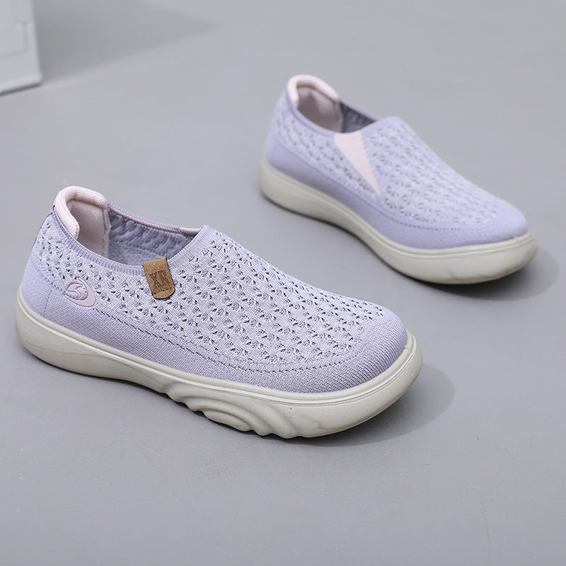 Orthopedic Cushion Slip-On Shoes – Lightweight Breathable Comfort Walking Sneakers