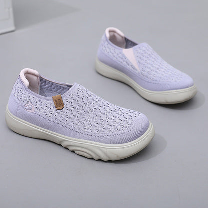 Orthopedic Cushion Slip-On Shoes – Lightweight Breathable Comfort Walking Sneakers