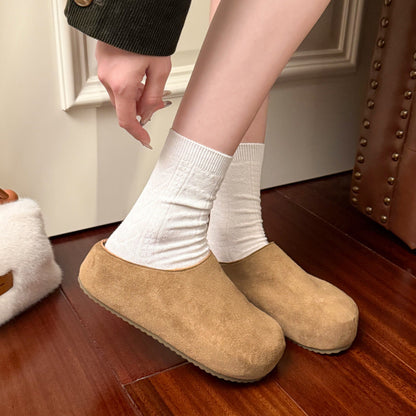 OrthoCare Cozy Suede Slip-On Clogs – Lightweight Comfort Indoor & Outdoor Shoes