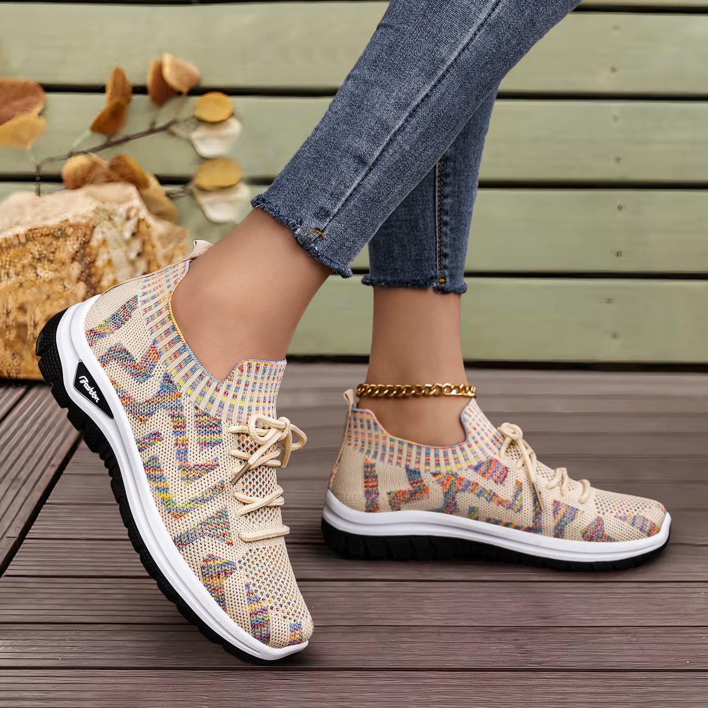Daelina | Women’s Orthopedic Breathable Knit Running Sneakers