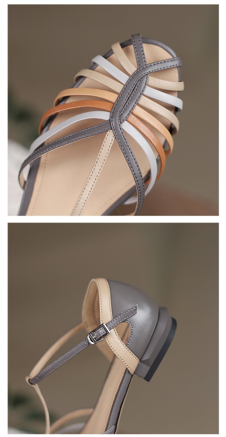 Wrenley | Women’s Orthopedic Strappy Kitten Heel Sandals