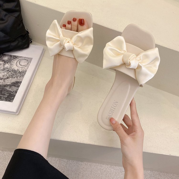 Jirelle | Women’s Orthopedic Oversized Bow Slide Sandals