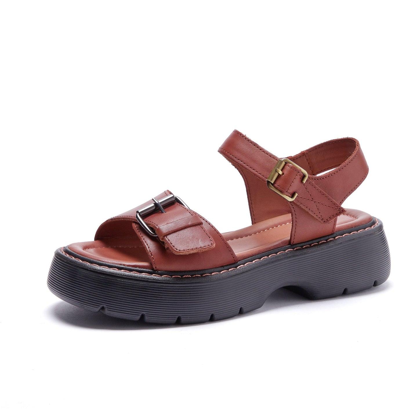 Octavia | Women’s Orthopedic Double Strap Platform Sandals