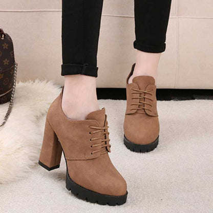 OrthoCare Shoes With Unique Thick Heels And Platform