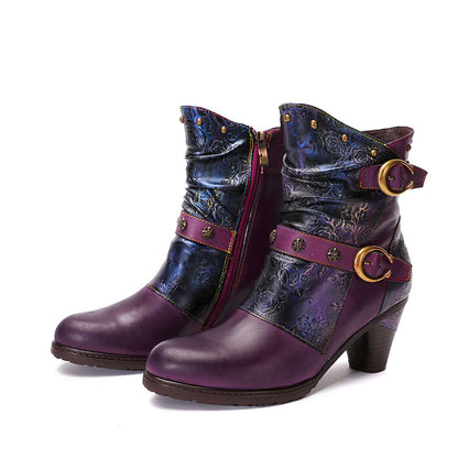 OrthoCare Retro Boots - Artisanal Comfort Design