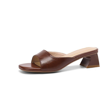 OrthoCare Sandals - Chunky Heel Open Toe Comfort