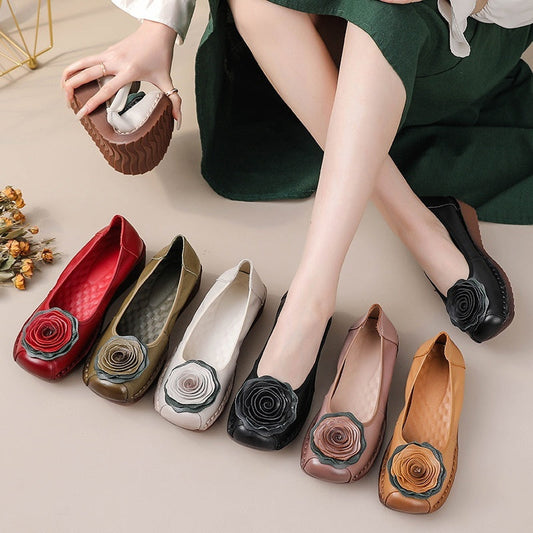 Briar | Women’s Orthopedic Floral Comfort Flat Shoes