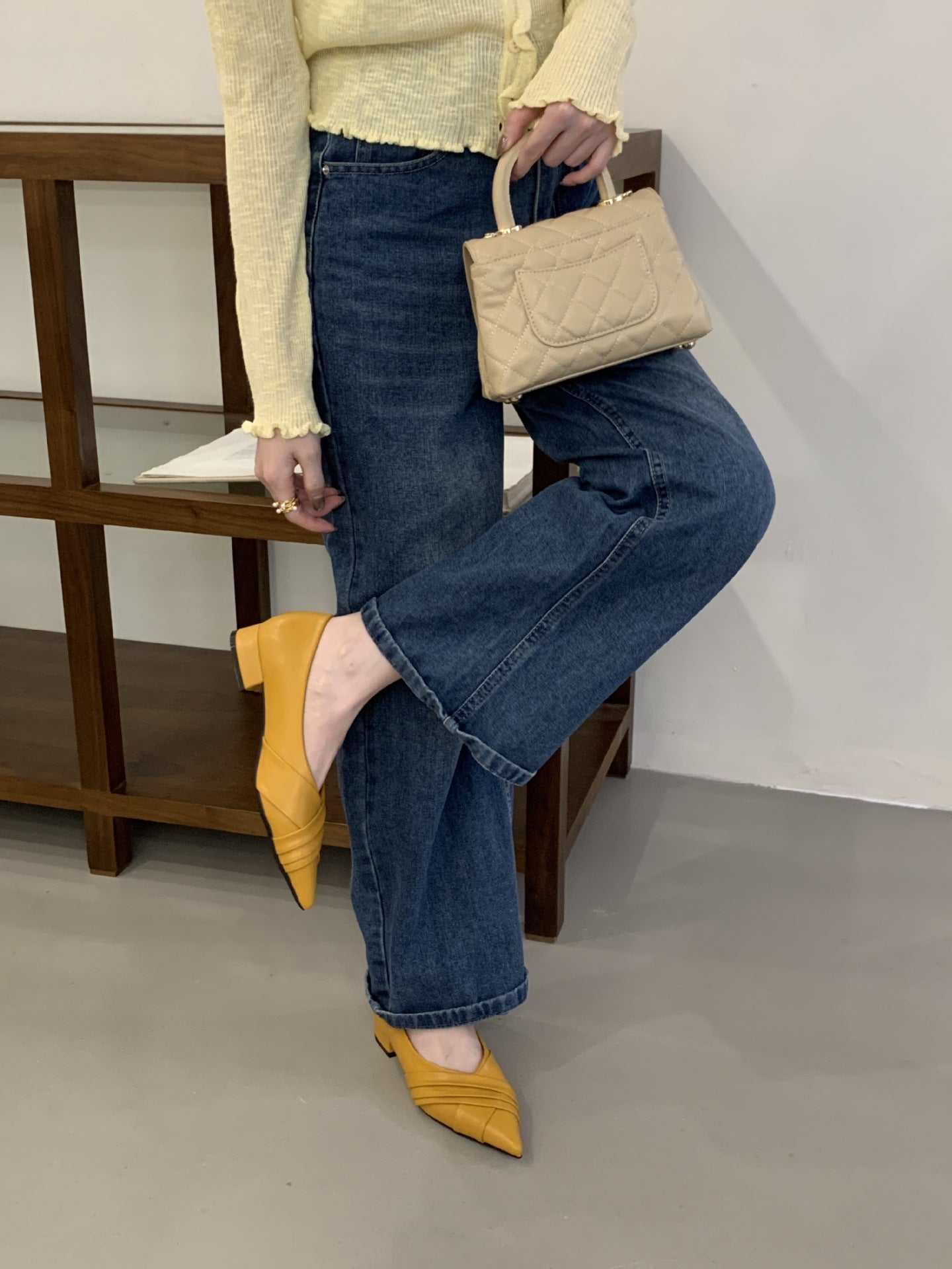 OrthoCare Pointed Toe Slip-On Flat Sandals