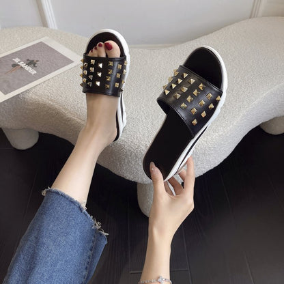 OrthoCare Hollow-Out Slip-On Comfort Slide Sandals