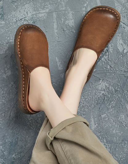 Maren | Orthopedic Soft Leather Slip-On Comfort Mules