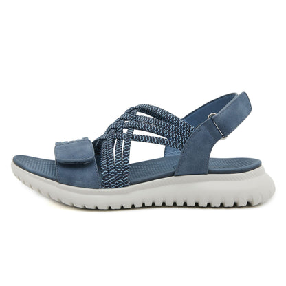 OrthoCare | Elastic Strap Comfort Platform Sandals