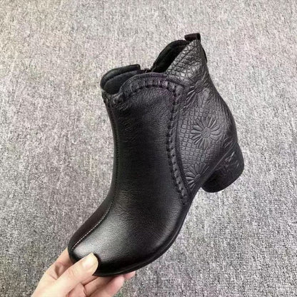 OrthoCare Winter Boots - Fleece Lined, Anti-Slip Heel