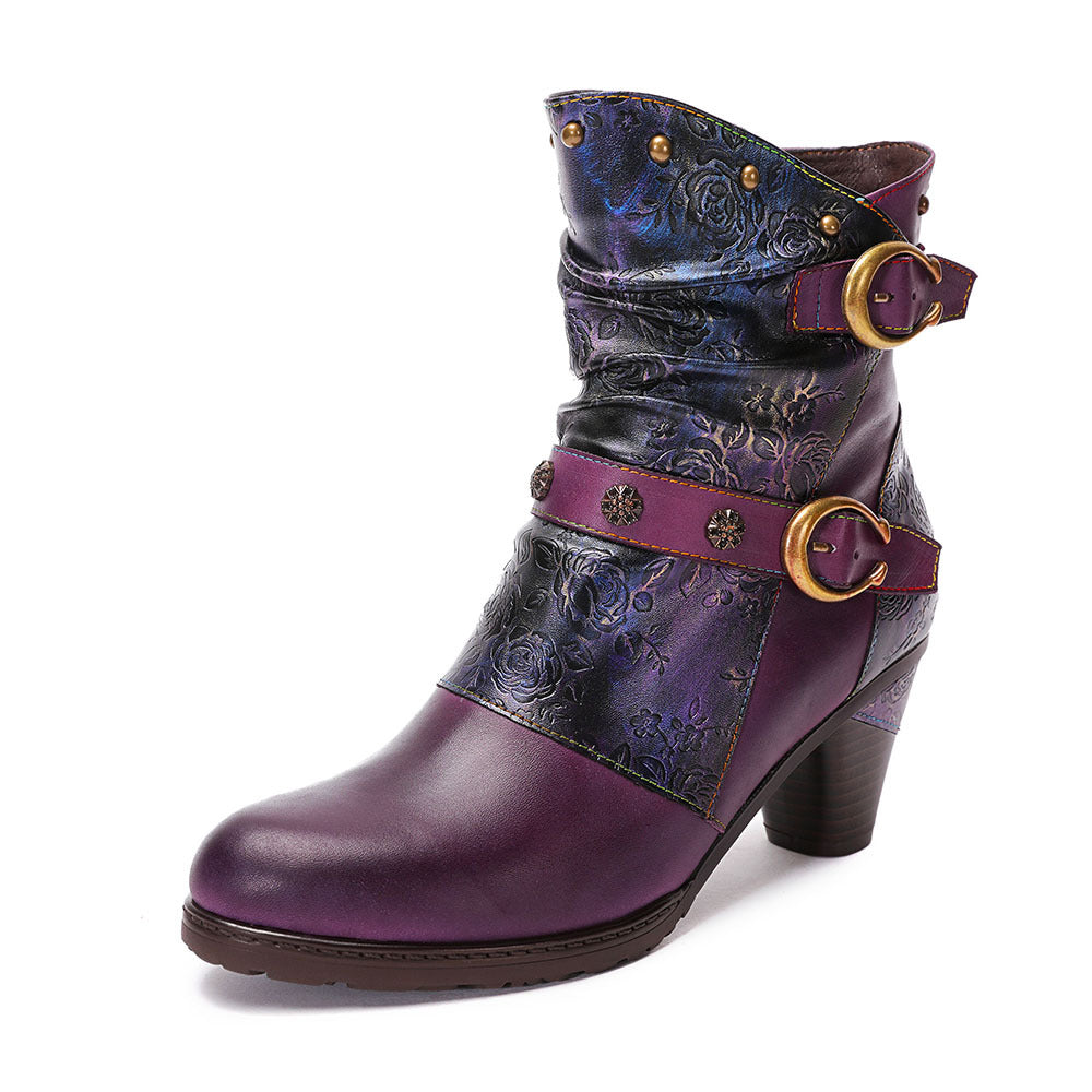 OrthoCare Retro Boots - Artisanal Comfort Design