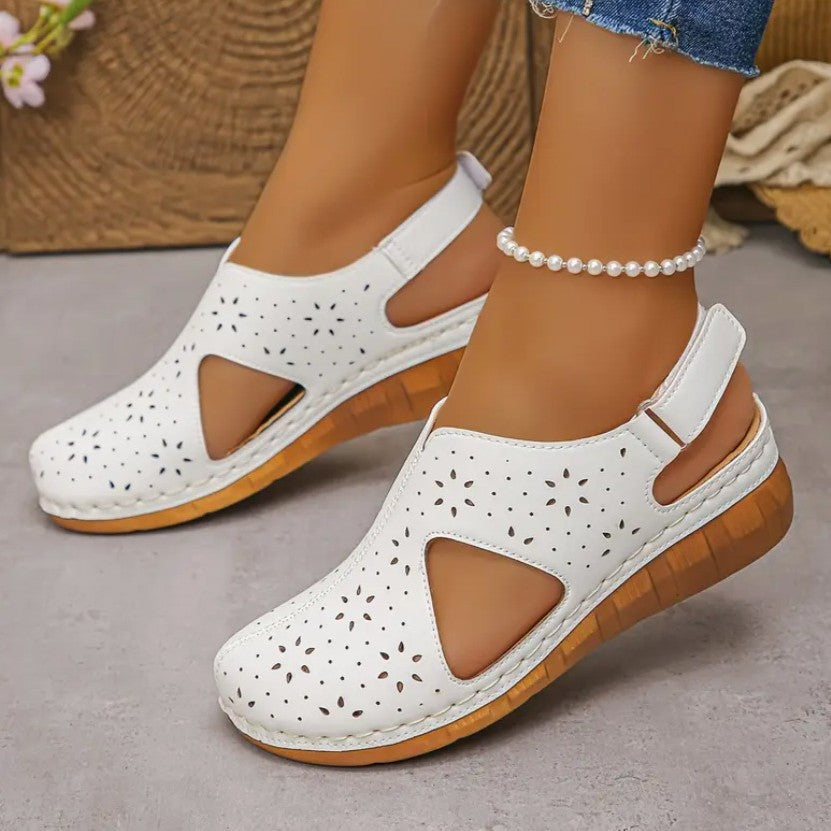 OrthoCare Wedge Sandals - Breathable Fishmouth Design