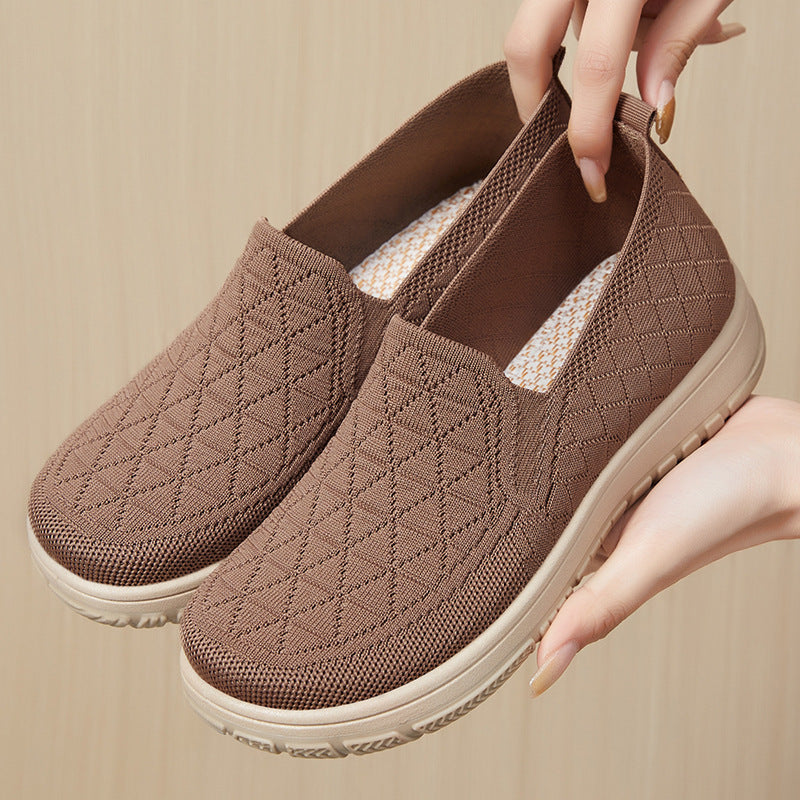 OrthoCare Women’s Slip-On Comfort Shoes – Lightweight Breathable Walking Flats
