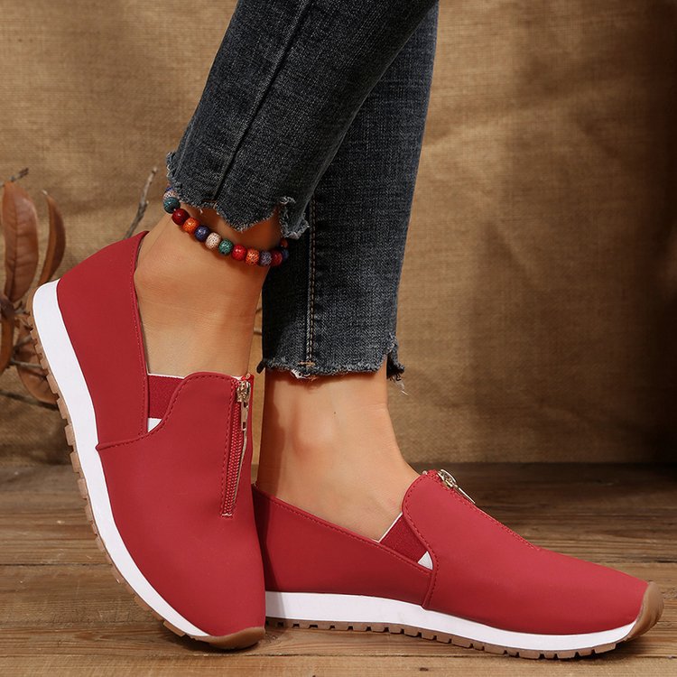 OrthoCare Zip Loafers - Non Slip Comfort Shoes