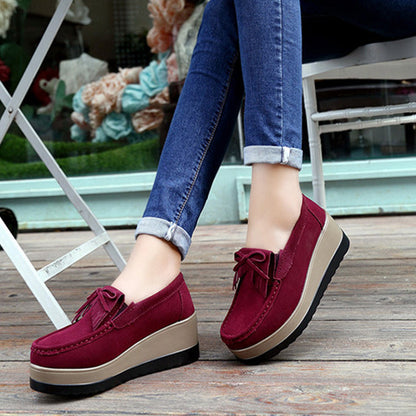 OrthoCare Shoes With Fringe Bow Design - Comfort And Elegance