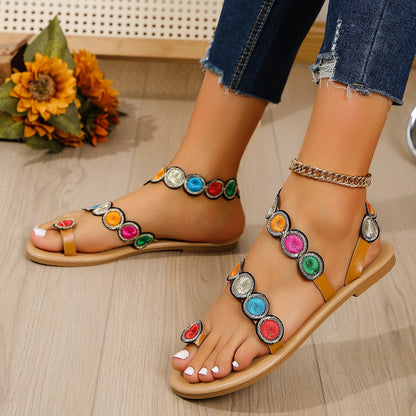 OrthoCare Bohemian Gemstone Comfort Sandals