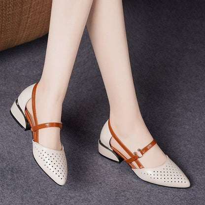 Odalys | Women’s Orthopedic Pointed Toe Slingback Flats
