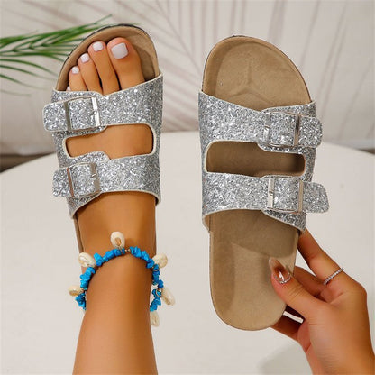 OrthoCare Double Buckle Sandals - Summer Shine And Comfort