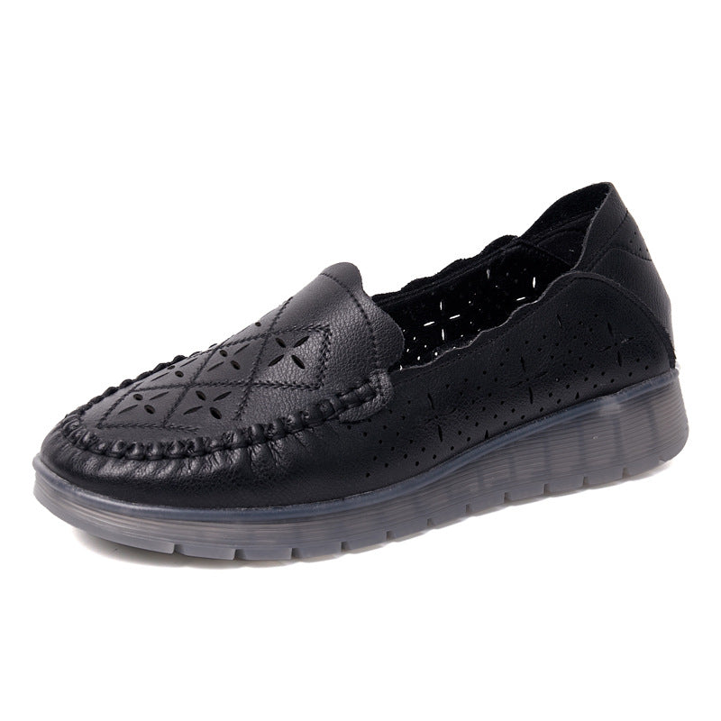 OrthoCare Women’s Perforated Loafers – Breathable Lightweight Comfort Slip-On Shoes