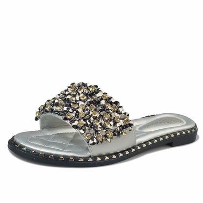 OrthoCare Crystal Braided Comfort Slide Sandals