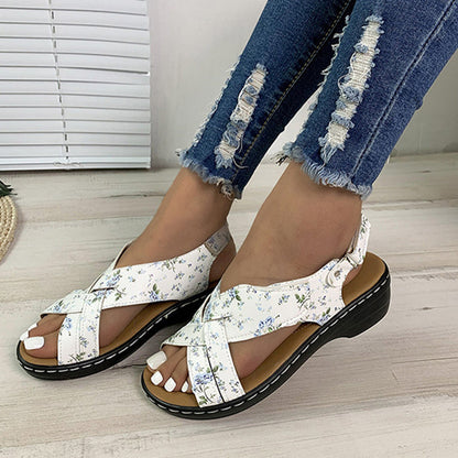 Westlyn | Women’s Orthopedic Crisscross Slingback Comfort Sandals